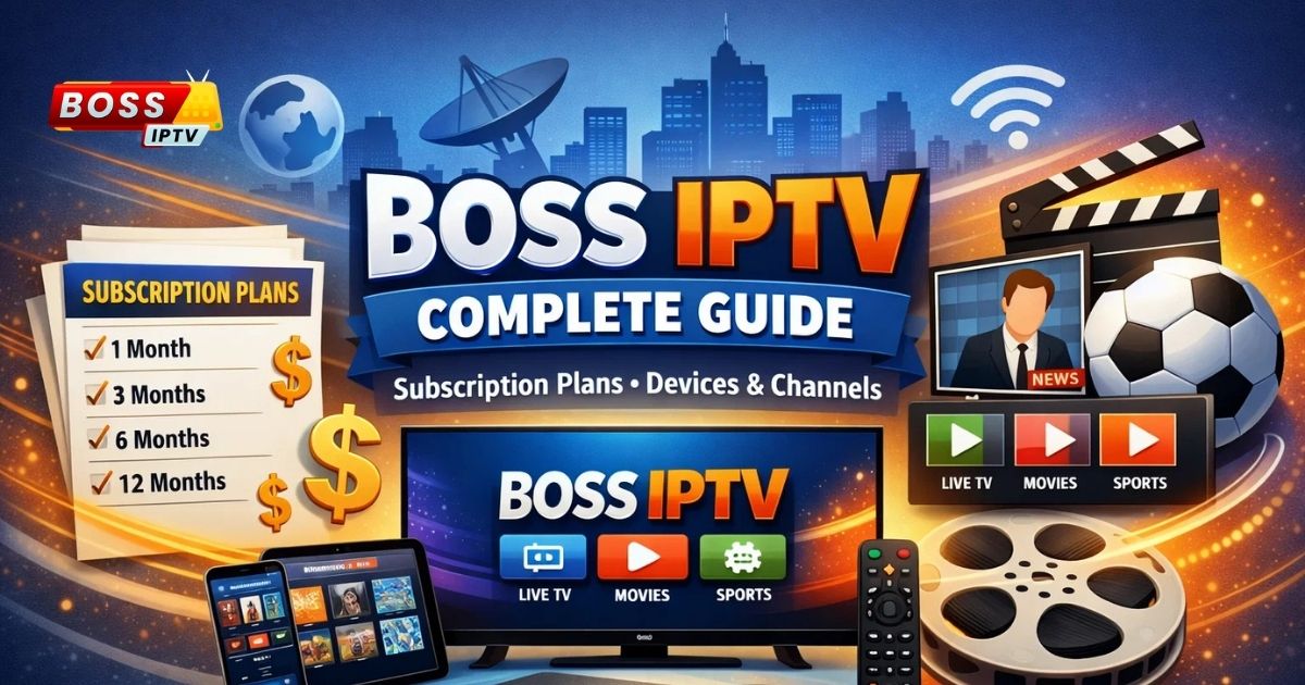 Boss IPTV Complete Guide Subscription Plans Devices and Channels