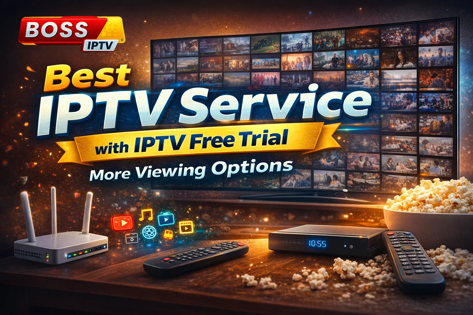 Best IPTV Service with IPTV Free Trial - More Viewing Options