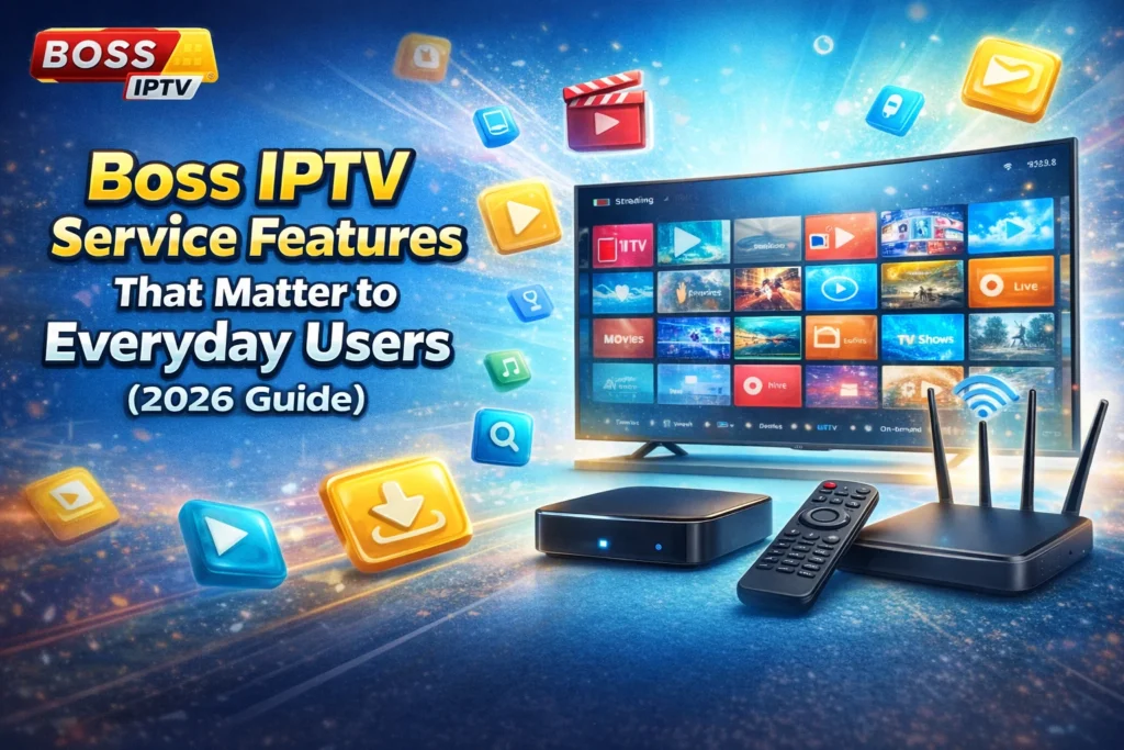 Boss IPTV Service Features That Matter to Everyday Users (2026 Guide)