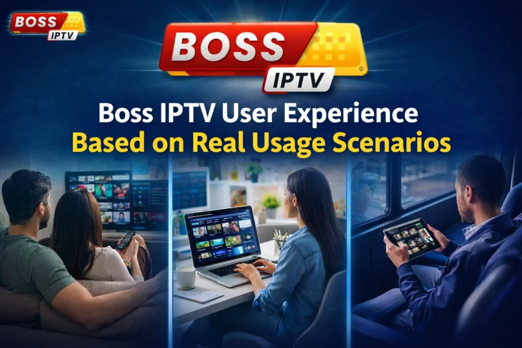 Boss IPTV User Experience Based on Real Usage Scenarios